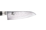 Couteau Santoku japonais Yaxell RAN lame 12.5cm damas 69 couches