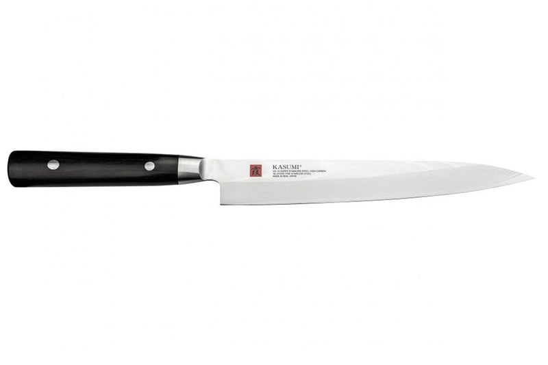 Couteau sashimi japonais Kasumi Standard lame damas 21cm