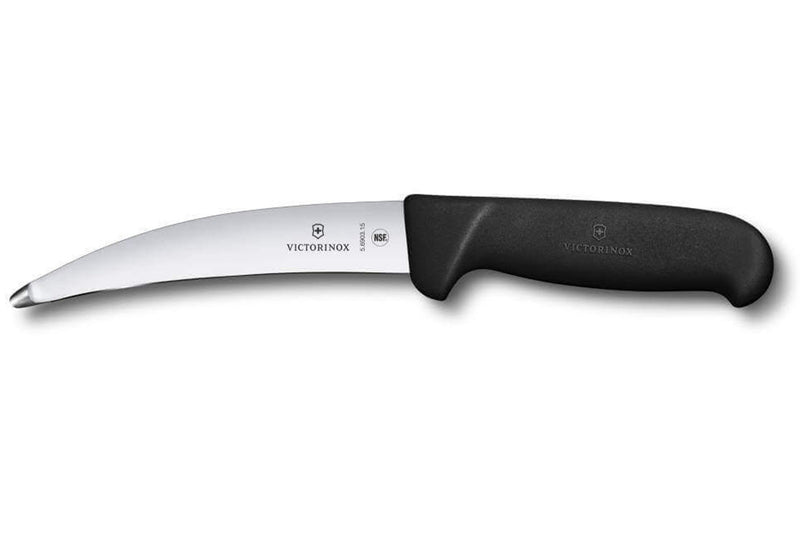 Couteau tripier Victorinox 15cm manche Fibrox noir