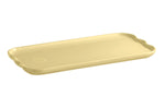 Plat à cake Emile Henry Madeleine en céramique 31,5x15x2cm Vanille