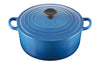 Cocotte ronde en fonte émaillée Le Creuset Signature Marseille - 22cm