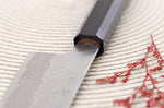 Couteau bunka 17cm japonais artisanal Nigara Hamono Tsuchime VG10 damas