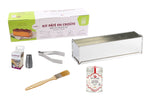 Kit pâté en croûte Gobel moule en fer blanc 30cm + 3 accessoires + 1 recette + 1 assaisonnement offert