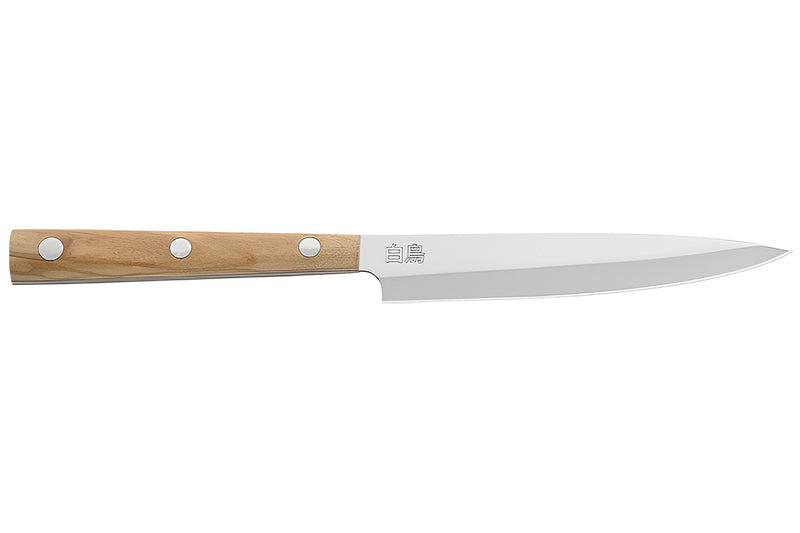 Couteau universel Due Cigni Hakucho 12.5cm manche olivier