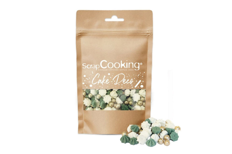 Décors sucrés Scrapcooking forêt enneigée 35g