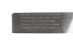 Gravure diamant personnalisée sur lame