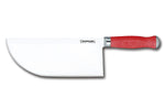 Feuille de boucher Bargoin rouge acier inox dos droit 26cm 0.7 Kg
