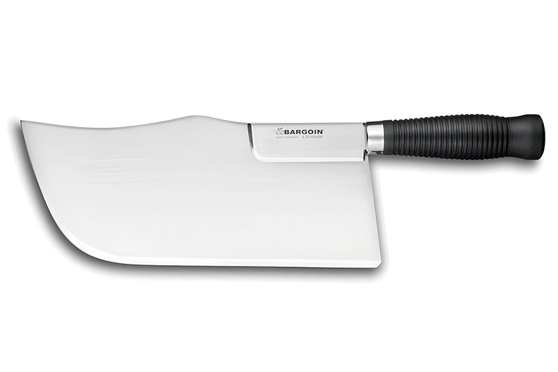Feuille de boucher renforcée Bargoin noir dos cintré 24cm 0.75 Kg