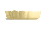 Moule rond Emile Henry Madeleine en céramique 27cm Vanille