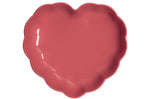 Moule cœur Emile Henry Madeleine en céramique 26,5x24,5x6,5cm Rose Candy
