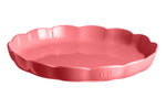 Plat à tarte rond Emile Henry Madeleine en céramique 31cm Rose Candy