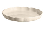 Plat à tarte rond Emile Henry Madeleine en céramique 31cm Argile