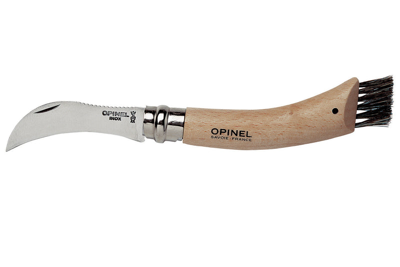 Couteau à champignon Opinel N°08 + brosse intégrée