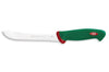 Couteau à dépouiller professionnel SANELLI Premana lame 18cm manche vert