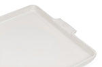 Plateau de service carré Peugeot Appolia en céramique écru 32cm
