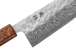 Couteau de chef 24cm japonais artisanal Yuzo Enju Damas 440C