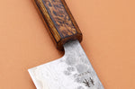 Couteau de chef 24cm japonais artisanal Yuzo Enju Damas 440C