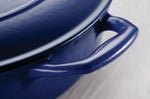 Cocotte ronde 26cm Tramontina Bestow fonte émaillée bleu 6,5L