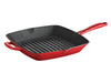Poêle grill carrée 27cm Tramontina Bestow fonte émaillée rouge