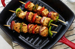Poêle grill carrée 27cm Tramontina Bestow fonte émaillée rouge