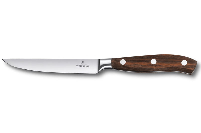 Couteau à steak Victorinox Grand Maître Rosewood forgé 12cm manche palissandre