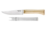 Set à fromage Opinel couteau lame 12,5cm + fourchette inox