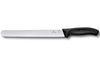 Couteau à jambon Victorinox SwissClassic lame alvéolée 25cm noir