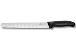 Couteau à jambon Victorinox SwissClassic lame alvéolée 25cm noir