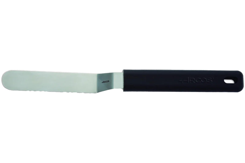 Spatule coudée ergonomique Arcos acier inoxydable 9x2cm