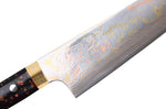 Couteau bunka 16,5cm japonais artisanal Takeshi Saji BS2 Rainbow