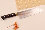 Couteau bunka 16,5cm japonais artisanal Takeshi Saji BS2 Rainbow