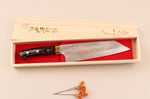 Couteau bunka 16,5cm japonais artisanal Takeshi Saji BS2 Rainbow