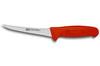 Couteau à désosser professionnel Fischer HACCP lame courbée 15cm manche rouge