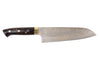 Couteau santoku 16,5cm japonais artisanal Takeshi Saji BS2 Rainbow