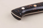 Couteau santoku 16,5cm japonais artisanal Takeshi Saji BS2 Rainbow