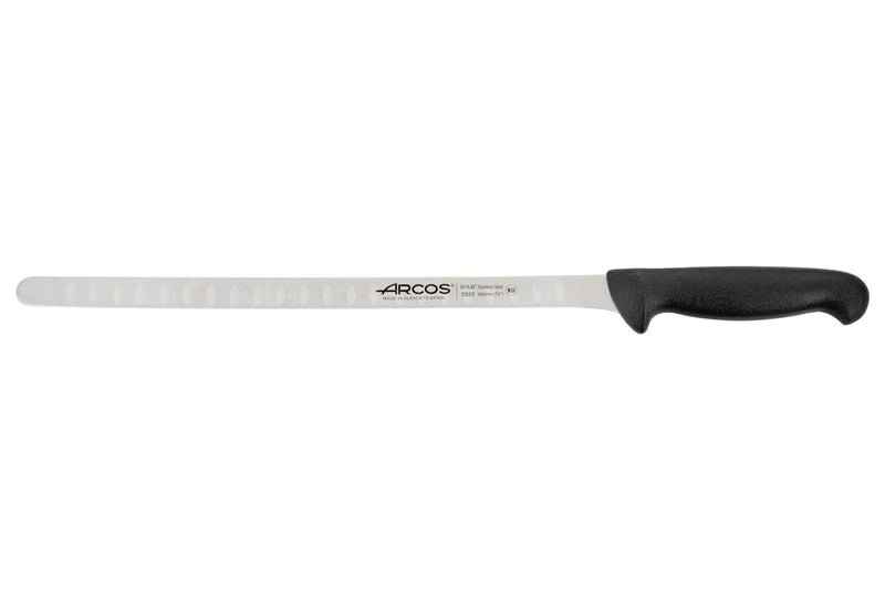 Couteau à jambon/saumon lame flexible 30cm acier Nitrum Arcos 2900