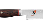 Couteau à pain japonais Miyabi 6000MCT lame martelée 23cm + manche en Pakka
