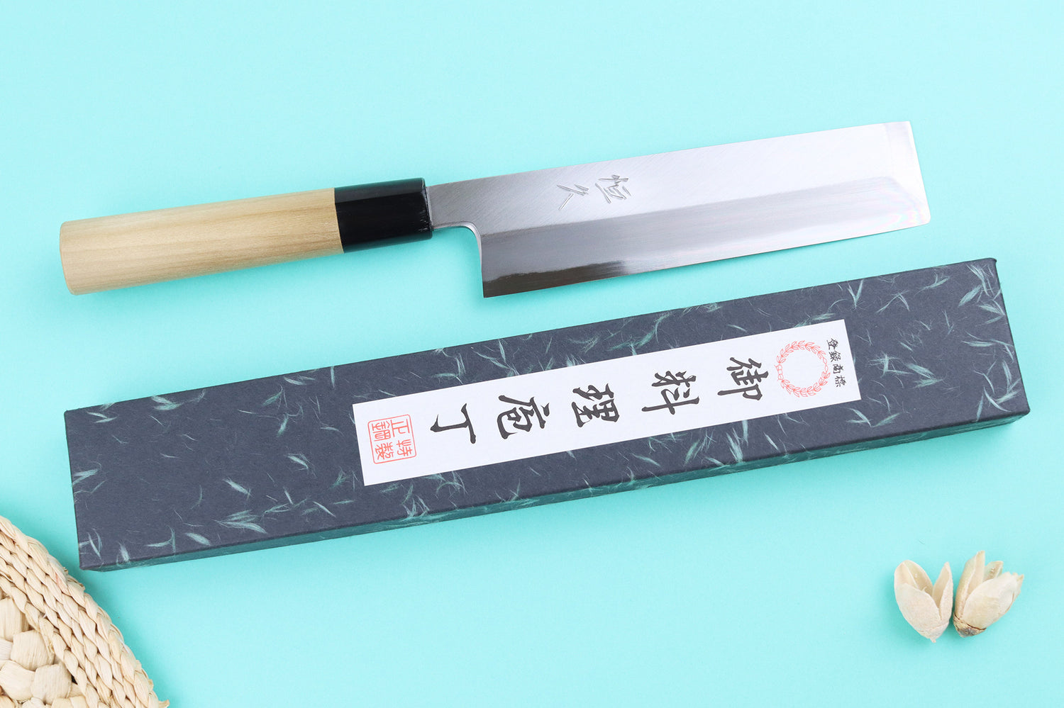 Couteau edogata usuba 18cm japonais artisanal Tsunehisa WS2