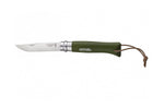 Couteau Opinel Baroudeur n°08 lame 8,5cm manche kaki