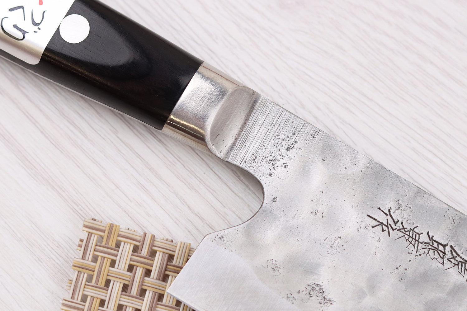 Couteau santoku 16,5cm japonais artisanal Fujiwara Maboroshi