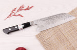 Couteau santoku 16,5cm japonais artisanal Fujiwara Maboroshi