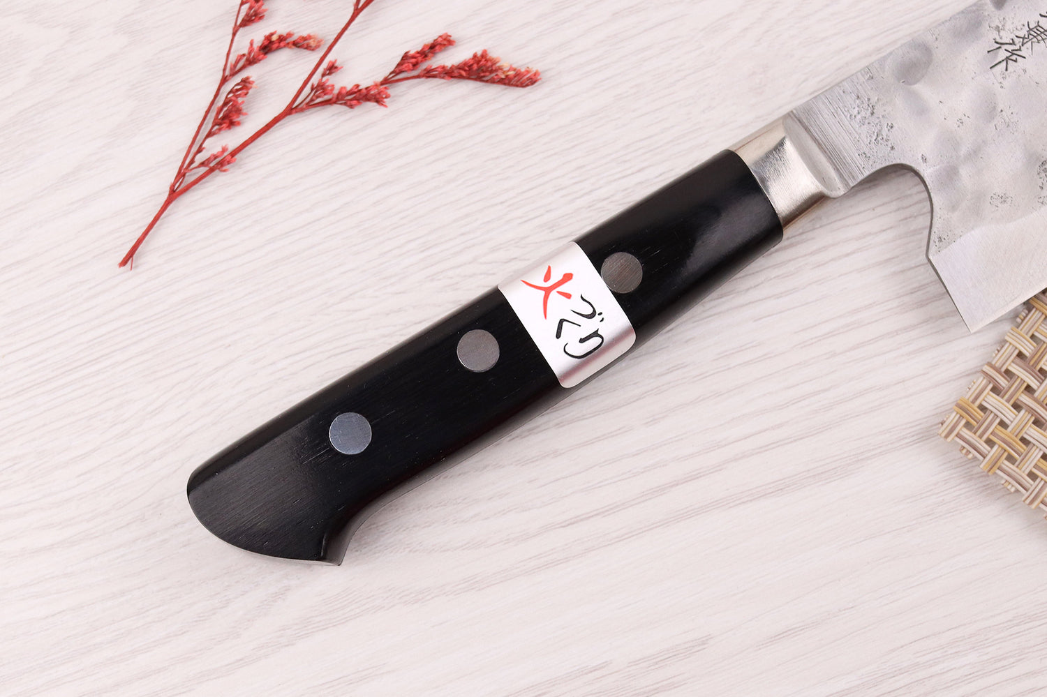 Couteau santoku 16,5cm japonais artisanal Fujiwara Maboroshi