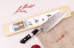 Couteau santoku 16,5cm japonais artisanal Fujiwara Maboroshi