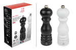 Coffret cadeau 2 moulins Peugeot Paris U'Select en bois 20cm - noir et blanc