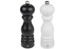 Coffret cadeau 2 moulins Peugeot Paris U'Select en bois 20cm - noir et blanc