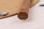 Couteau de chef 23cm japonais artisanal Hatsukokoro Chromax manche en teck