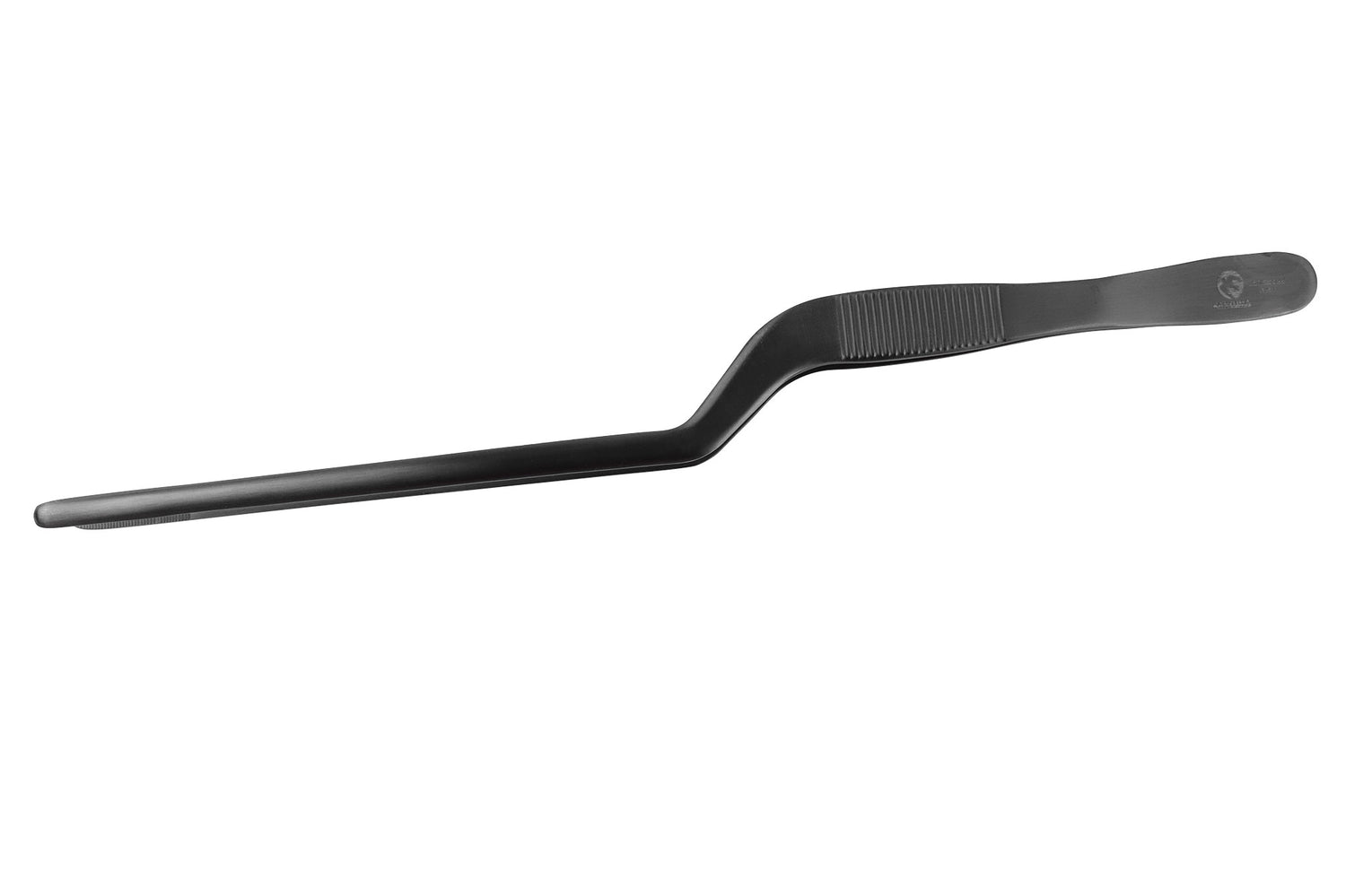 Pince à dresser japonaise 24cm coudée en acier inoxydable noir