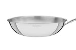 Wok 28cm Tramontina Grano en inox triple couche 3,4L