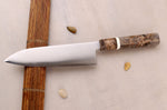 Couteau santoku 18cm japonais artisanal Hatsukokoro Hayabusa SG2 San Maï