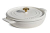 Cocotte basse 30cm Tramontina fonte émaillée latte 3,8L